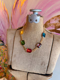 Color Theory Crystal Necklace