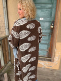 Midnight Bandana Patchwork Kimono