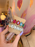 Rainbow Spark Stretch Bracelet