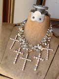 Fivefold Grace Cross Necklace