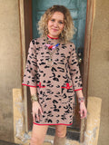Scarlet Edge Leopard Sweater Dress