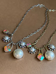 Pearl Dallas Alice Charm Necklace