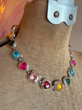 Candy Hearts Crystal Necklace