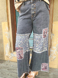 Wild Streak Patchwork Denim Jeans
