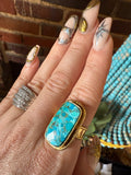 Jennifer Thames Turquoise Gemstone Ring