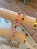WAFA Rosé Glow Crystal Bracelet