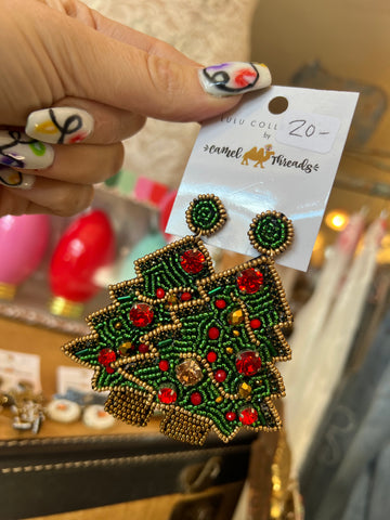 Christmas Tree Earrings