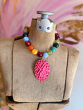 Rainbow Revival Necklace – Pink