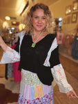 Midnight Bloom Top