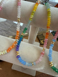 Dyed Jade Bead Necklace by Jennifer Thames Originals