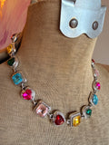 Candy Hearts Crystal Necklace