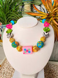 Mahj Mixer Statement Necklace by Jennifer Thames