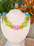 Mahj Mixer Statement Necklace by Jennifer Thames