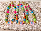 Mahj Mixer Statement Necklace by Jennifer Thames