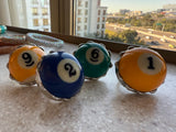 “Cue the Sparkle Rings” – Upcycled Pool Ball Stretch Rings
