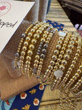 Jennifer Thames Stacking Gold Dipped Bracelet