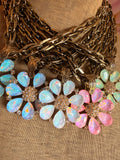 Opal Garden Crystal Necklace