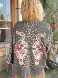 Wild Rose Tiger Kimono Jacket