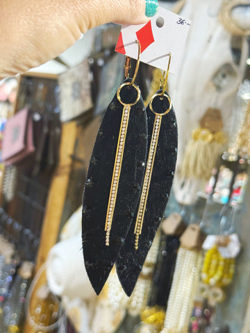 Black Luxe Hide Drops