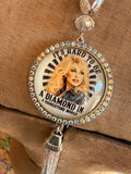 Diamond in a Rhinestone World Necklace