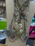 Crystal Heart Y-Necklace
