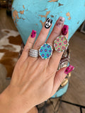 Groovy Flower Rings