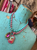 Sleeping Beauty Necklace - Pink or Blue?