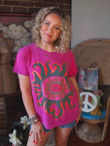 Jaded Gypsy Moon Dance Tee - Solar Burst