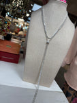 2 Colors - Crystal Lariat Necklace