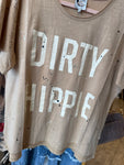 Jaded Gypsy Dirty Hippie Tee - Vintage Tan