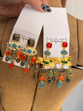 Gemstone Mirage Chandelier Earrings