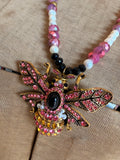 Queen Bee Crystal Necklace by A Rare Bird