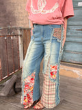 Wildflower Wanderer Patchwork Jeans