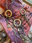 “Wild Spirit Necklace” – Art by Amy Ivory Rings & Metal Fringe Statement