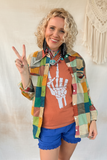 Patchwork To The Point Shirt - Jaded Gypsy