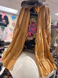 Tie One On Mustard  Top by A Rare Bird