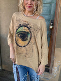 Jaded Gypsy Eye See You Free Top