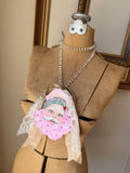 Sugarplum Santa Necklace by A Rare Bird