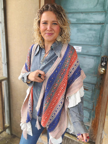 Sunset Ruffle Cardigan
