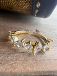 "Abstract Stones" Bling Ring: Adjustable Ring by JTO