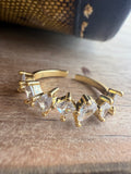 "Abstract Stones" Bling Ring: Adjustable Ring by JTO