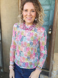Kickin’ Colors Mesh Layering Top