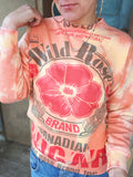 🍊 Wild Rose Sugar Tie-Dye Sweatshirt