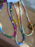 Dyed Jade Bead Necklace by Jennifer Thames Originals