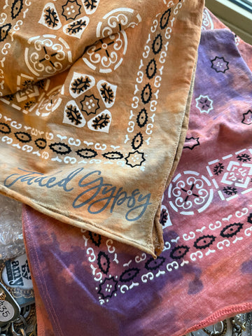 “Wildflower Bandanas” – Jaded Gypsy Hand-Dyed Originals