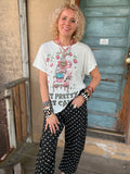 Worn and Weathered Tee Eat Cake One Size by Jaded Gyspy