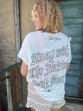 Worn and Weathered Tee Mischief One Size by Jaded Gyspy