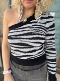 Safari Nights One-Arm Sweater