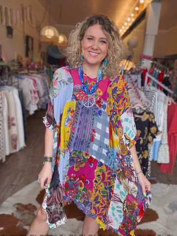 The Summer Mosaic Poncho