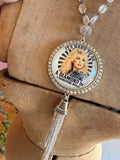 Diamond in a Rhinestone World Necklace